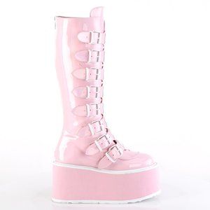 Gothic Platform Knee High Boots